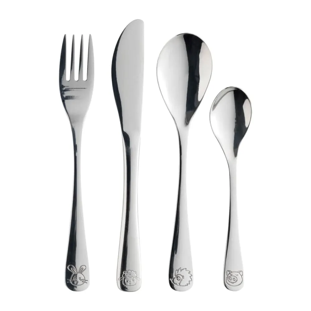 Clearance Atelier Børnebestik - 4 dele Børn Børnestel Og -Bestik