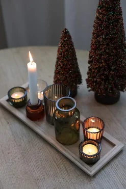 Outlet Bakke m. Lysestager - 8 dele Julepynt|Lysestager