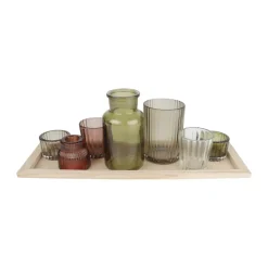 Outlet Bakke m. Lysestager - 8 dele Julepynt|Lysestager