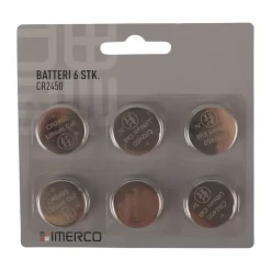 Sale Batteri CR2450 - 6 stk. Batterier