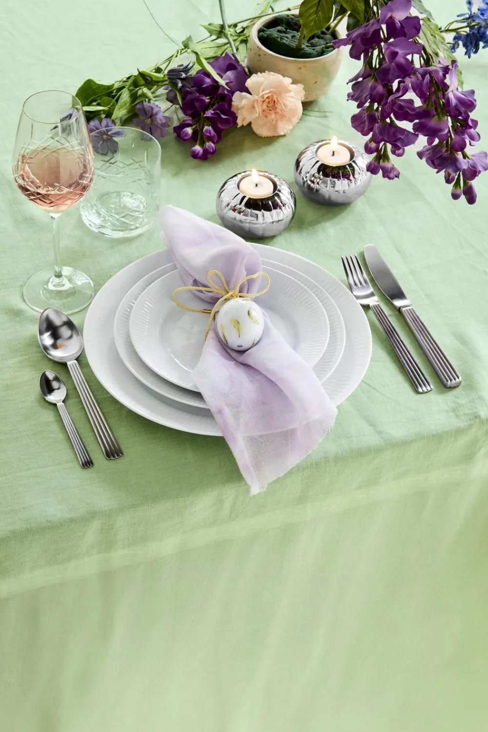 Outlet Bernadotte Fyrfadsstager - 2 stk. Lysestager|Lys