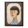 New Billede - Amanda Illustration med ramme Plakater Og Vægdekoration