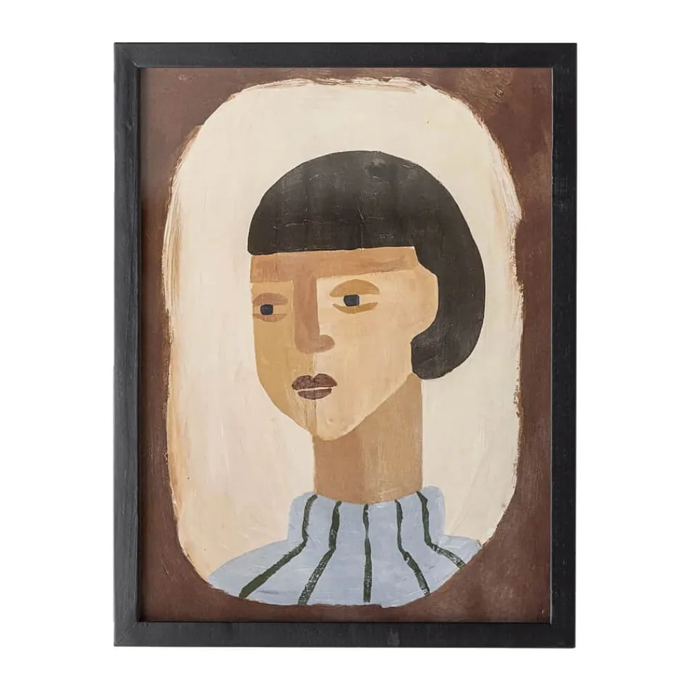 New Billede - Amanda Illustration med ramme Plakater Og Vægdekoration