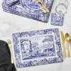 Outlet Blue Italian Dækkeserviet - 4 stk Dækkeservietter