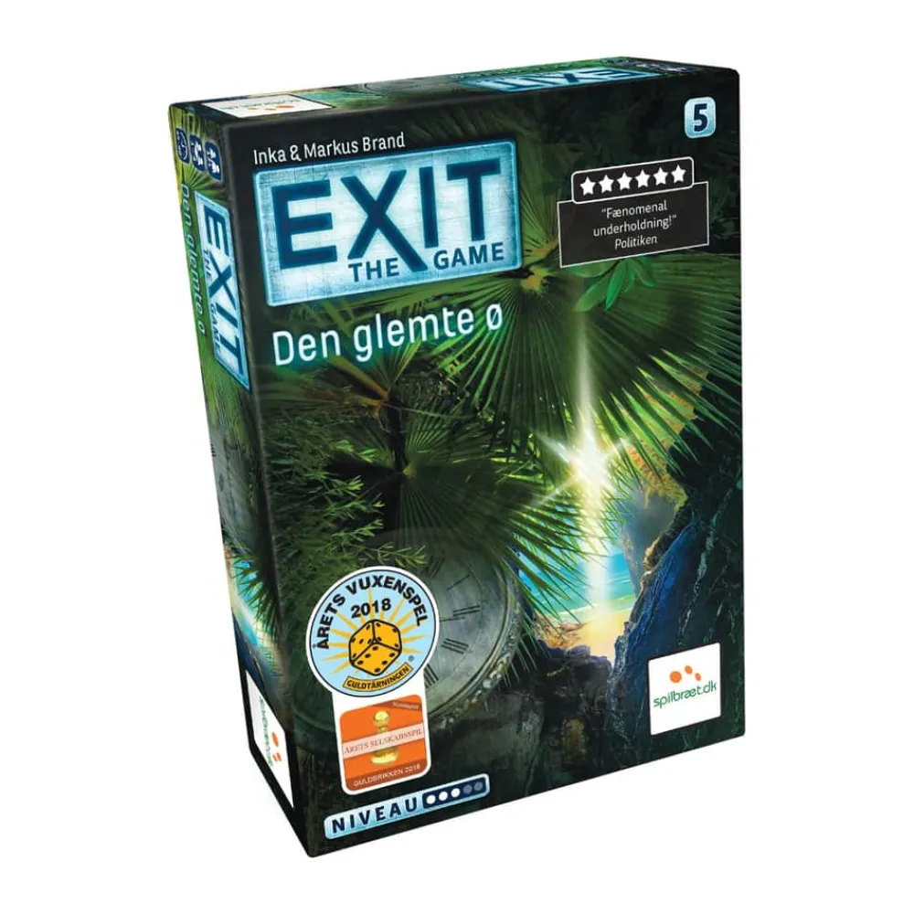 Online Brætspil - Exit 5 - Den Glemte Ø Bøger Og Spil