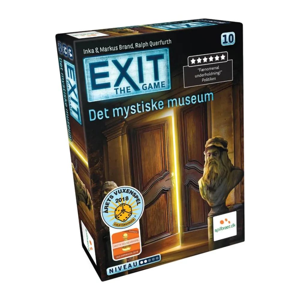 Online Brætspil - Exit 10 - Det Mystiske Museum Bøger Og Spil