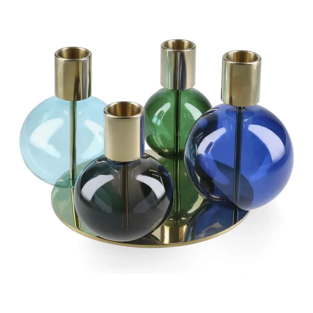 Clearance Bubble Kronelysestage Julepynt|Lysestager