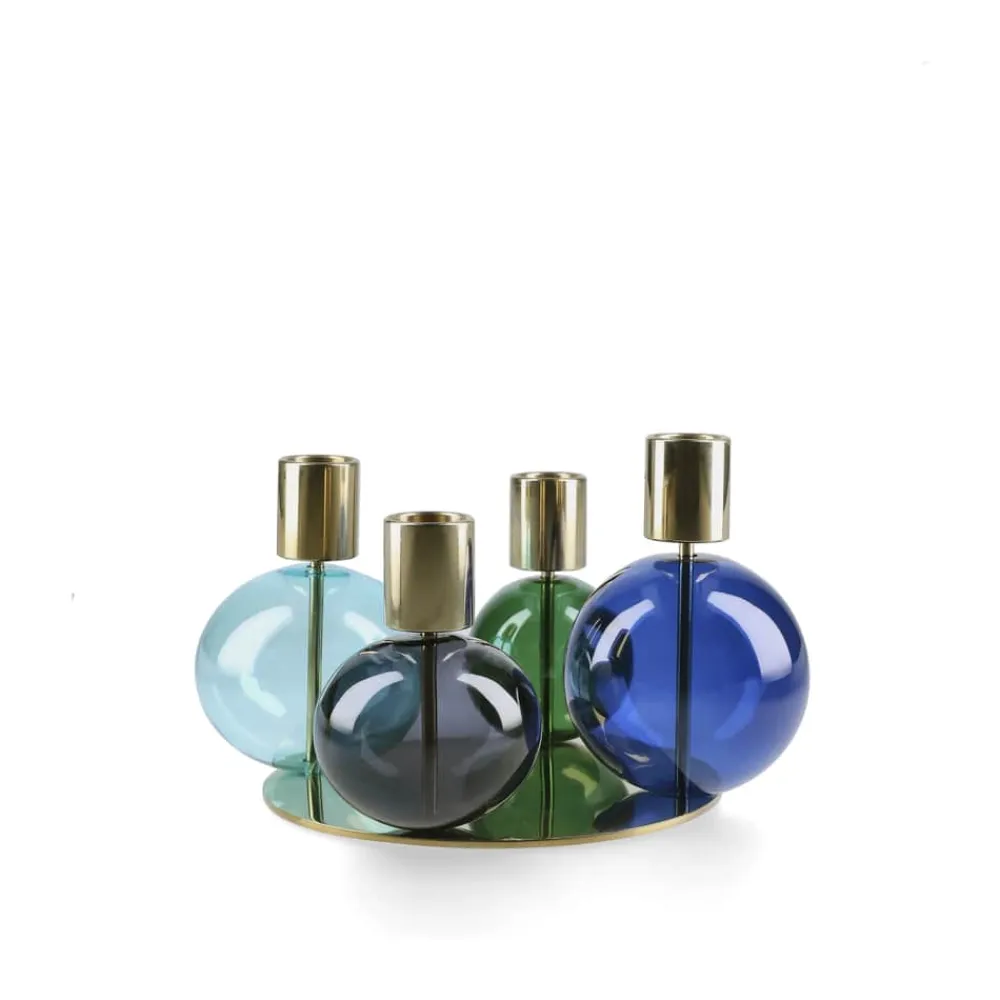 Clearance Bubble Kronelysestage Julepynt|Lysestager