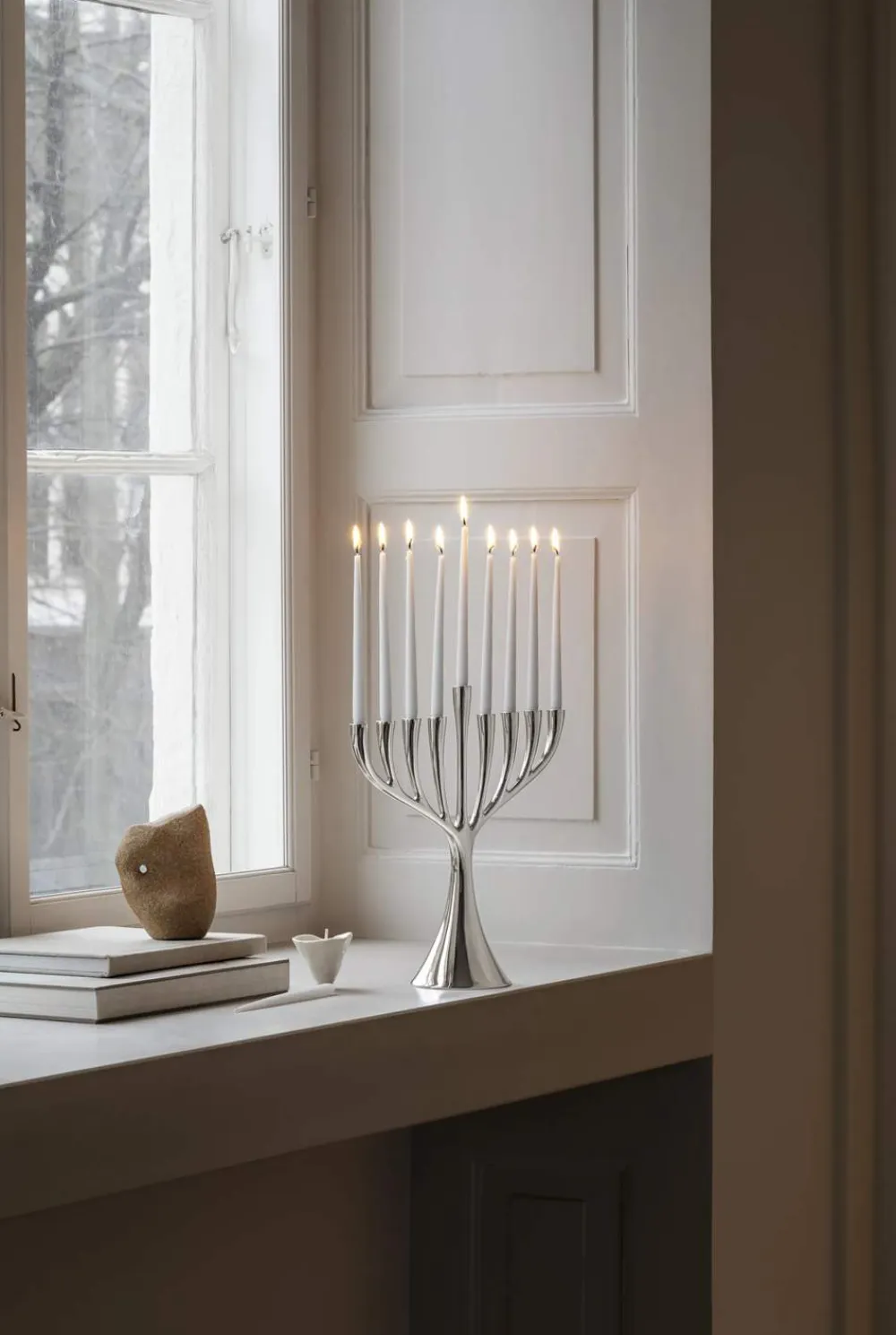 Cobra Menorah Lysestage Lysestager|Lys