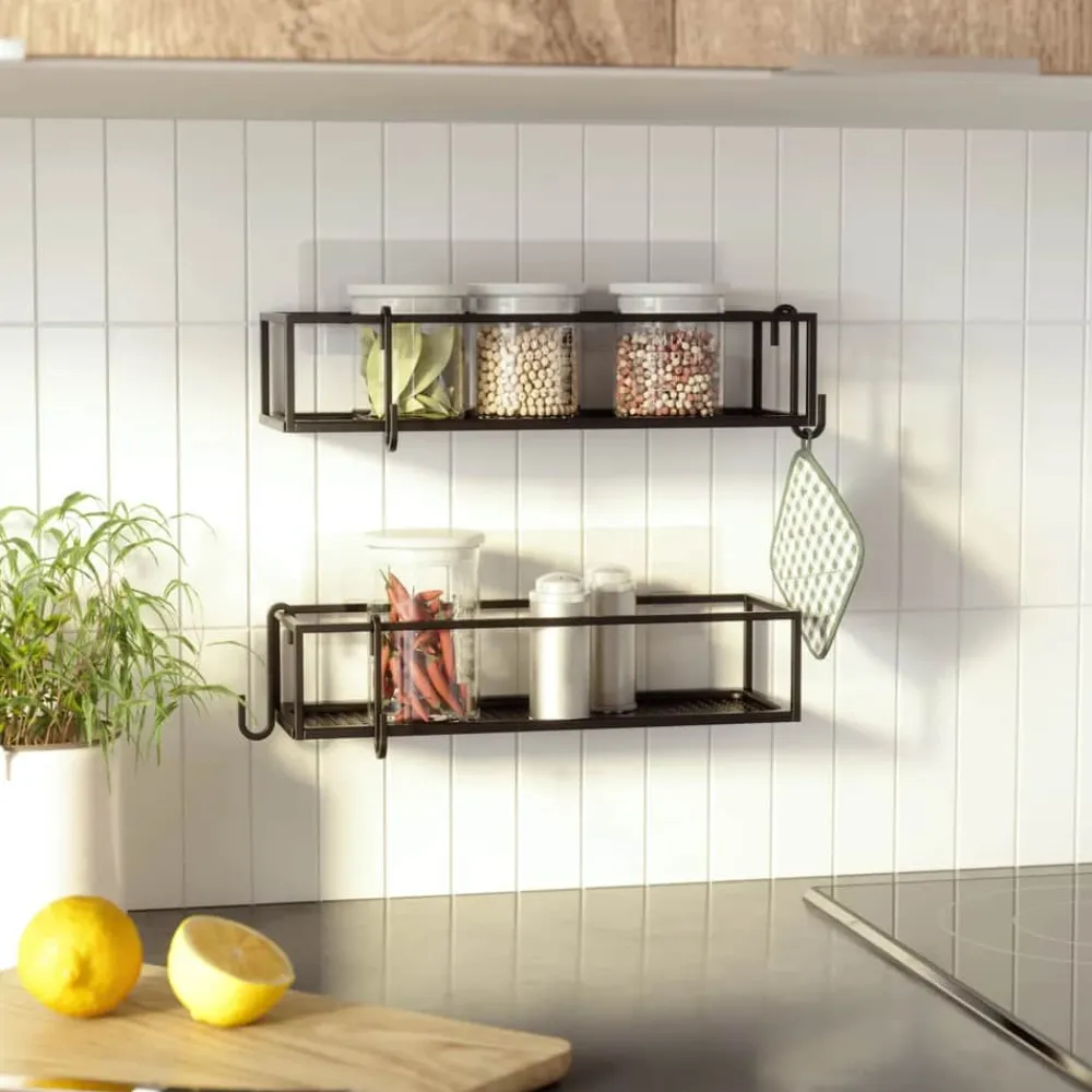 Outlet Cubiko Hyldesæt - 2 dele Hylder Og Knager
