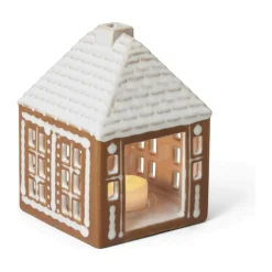 Sale Gingerbread Lyshus - lille Julepynt|Lysestager