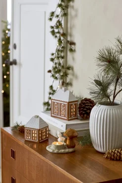Sale Gingerbread Lyshus - lille Julepynt|Lysestager
