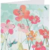Discount Kort Lyserøde Blomster Festartikler