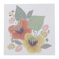 Best Kort med motiv af blomster Festartikler