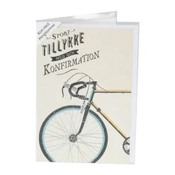 Discount Kort med pengelomme - Stort tillykke med din konfirmation Festartikler