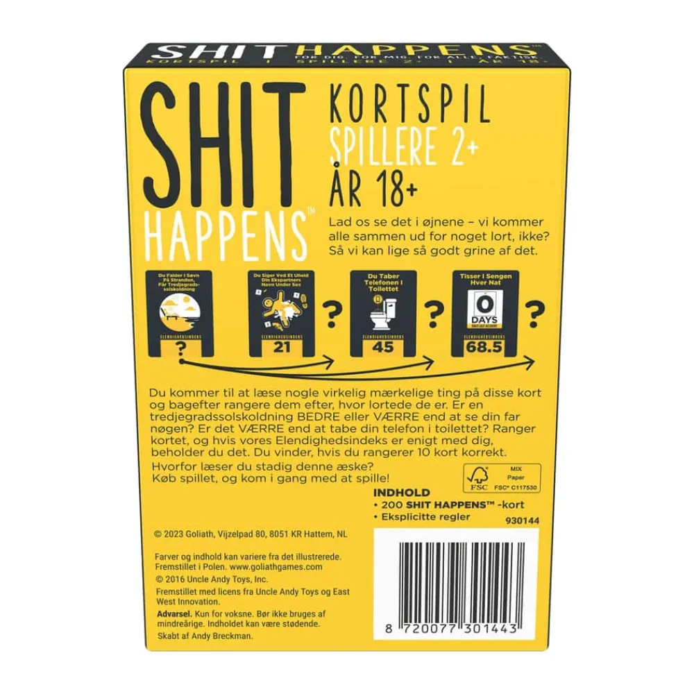 Kortspil - Shit Happens Bøger Og Spil