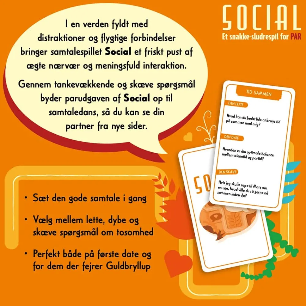 Kortspil - Social - Par Bøger Og Spil