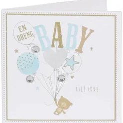 Online Kort til Baby - Dreng Festartikler