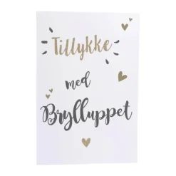 Clearance Kort - Tillykke med brylluppet Festartikler