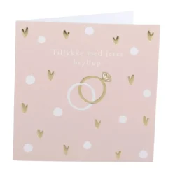 Clearance Kort - Tillykke med jeres Bryllup Festartikler