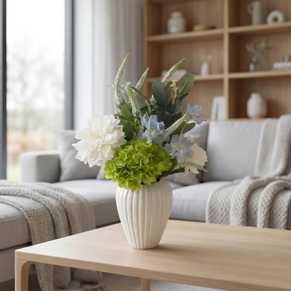 Online Kunstig Blomsterbuket Kunstige Blomster
