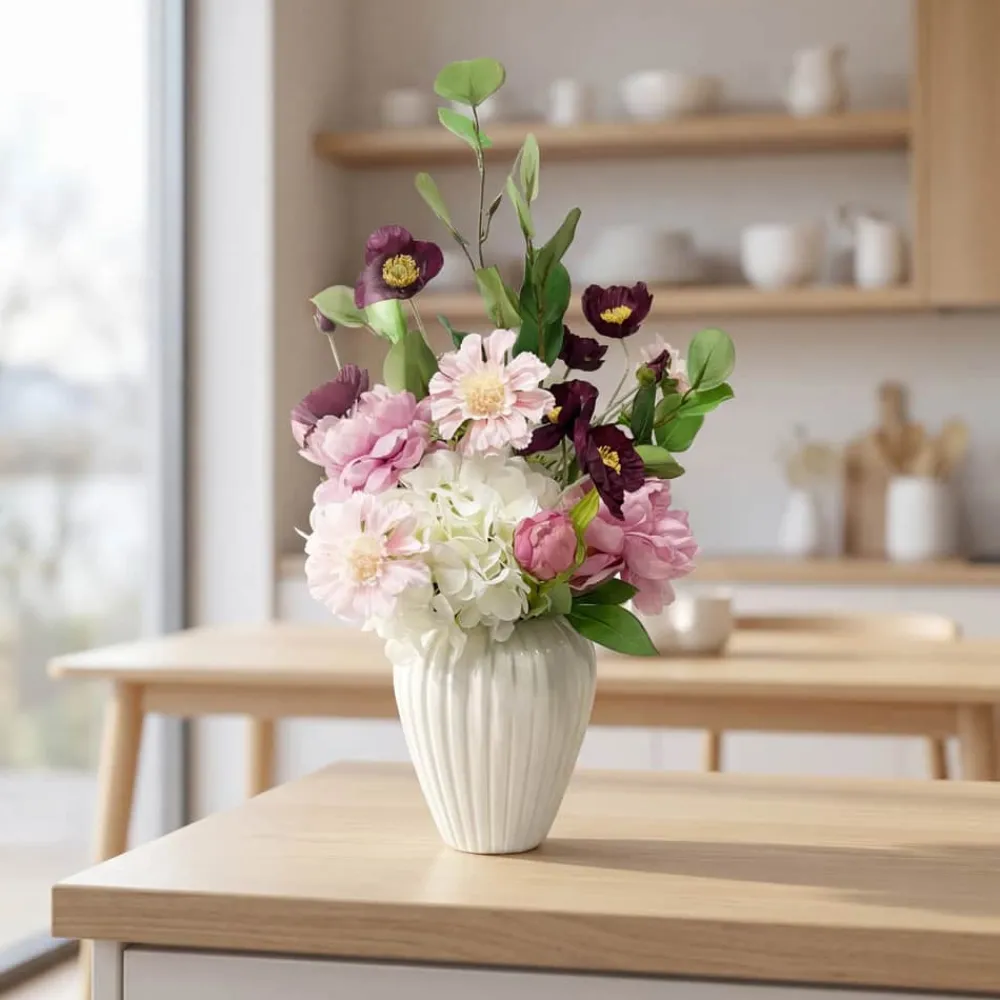 Clearance Kunstig Blomsterbuket Kunstige Blomster