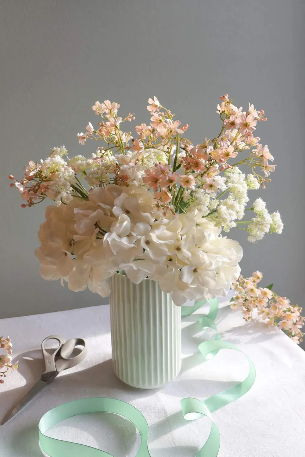 Online Kunstig Blomst - Hortensia Kunstige Blomster