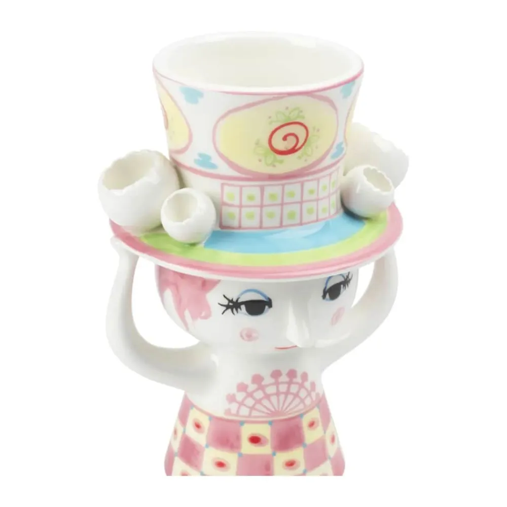 Outlet Lady With Hat Vase Vaser