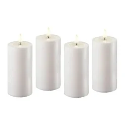 Sale LED Bloklys - 4 stk. Led-Lys|Lys