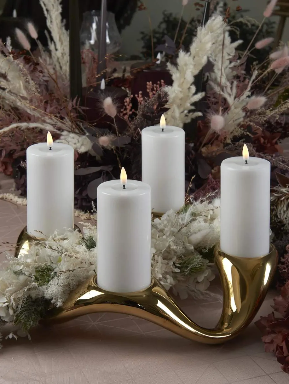 Sale LED Bloklys - 4 stk. Led-Lys|Lys