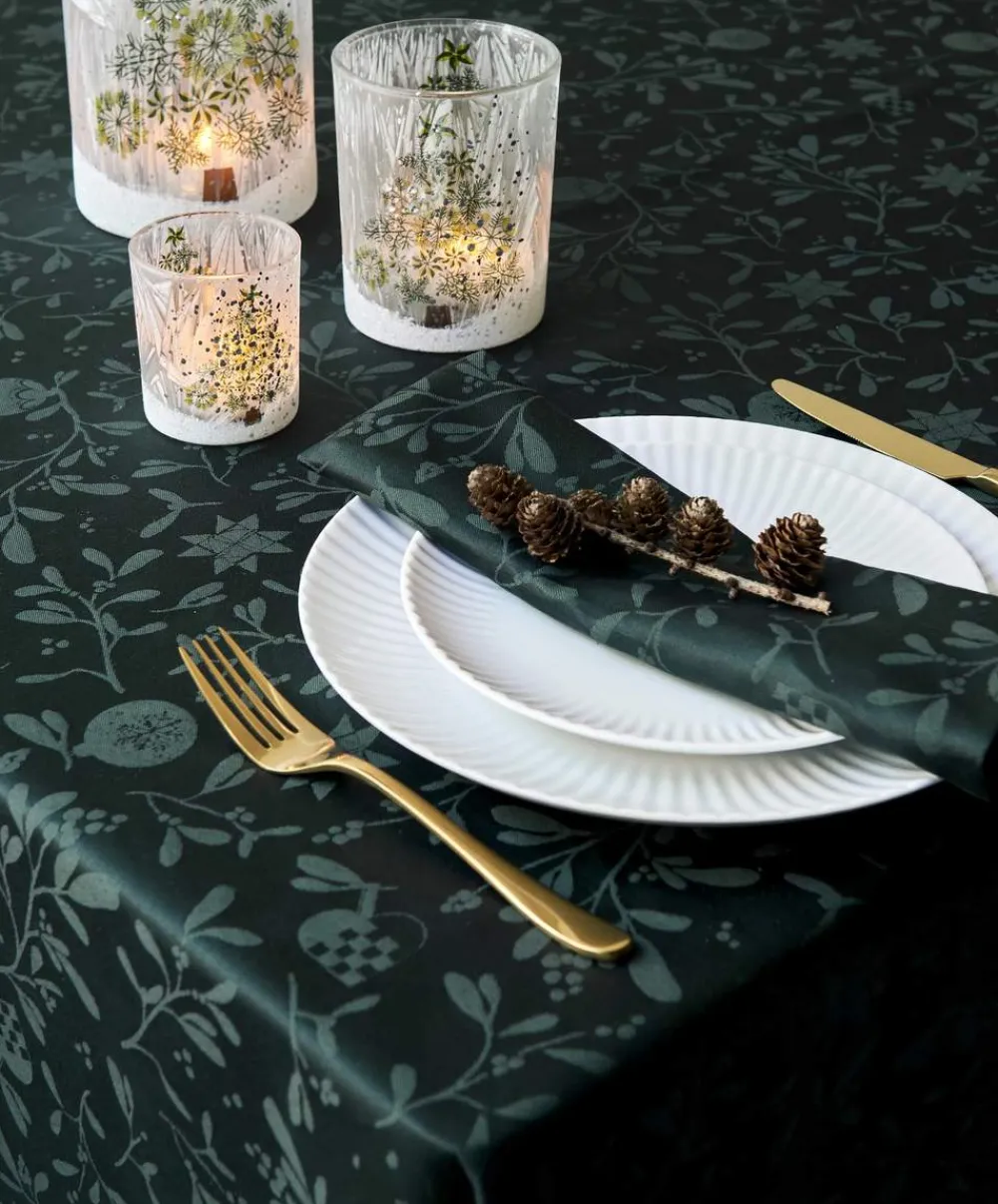 Outlet Mistelten Serviet - 4 stk. Stofservietter