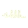 New Neon LED Lampe - Shhh Væglamper