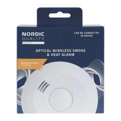 New Optisk røg og varmealarm Klima Og Ventilation