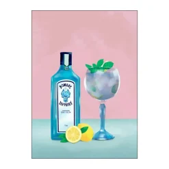New Plakat - Gin Cocktail Plakater Og Vægdekoration