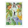 Online Plakat - Jungledyrene Børn Til Børneværelset