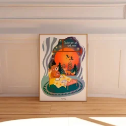 Hot Plakat - Solen er så rød, mor Børn Til Børneværelset