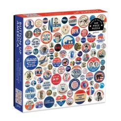 Best Puslespil - Button up America Bøger Og Spil