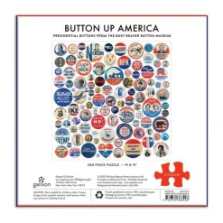 Best Puslespil - Button up America Bøger Og Spil