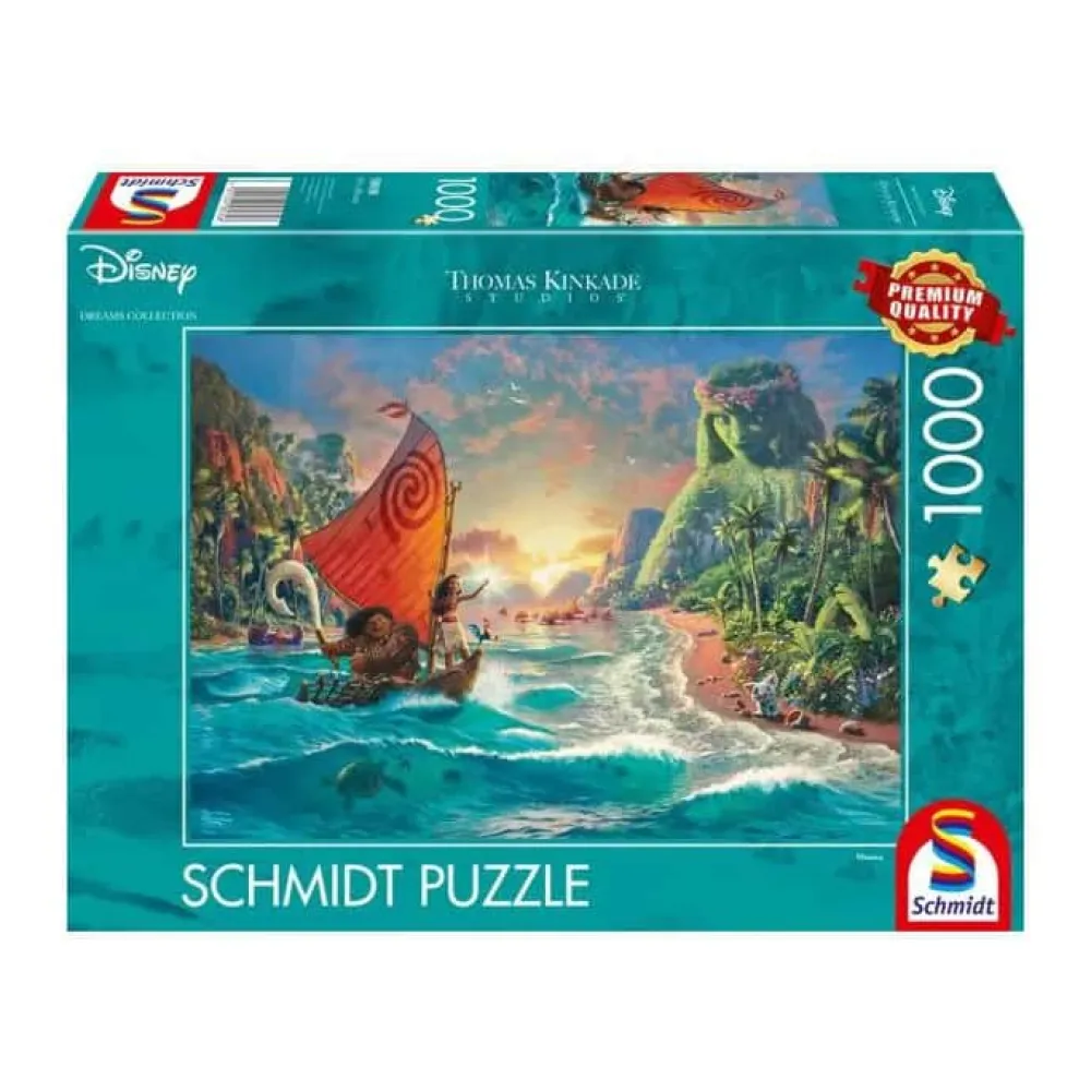 New Puzzle - Disney Vaiana Bøger Og Spil