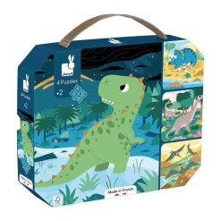 Puzzle Puslespil - Dinosaur Bøger Og Spil