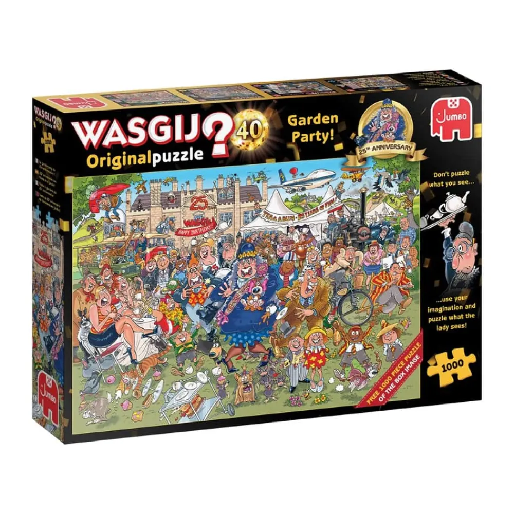 Discount Puzzle Wasgij Puslespil - Gardenparty! 25th Anniversary Bøger Og Spil