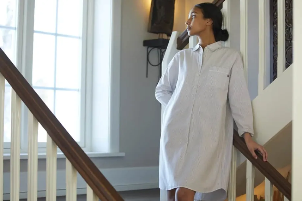 Online Pyjamasskjorte Organic Dame Pyjamas