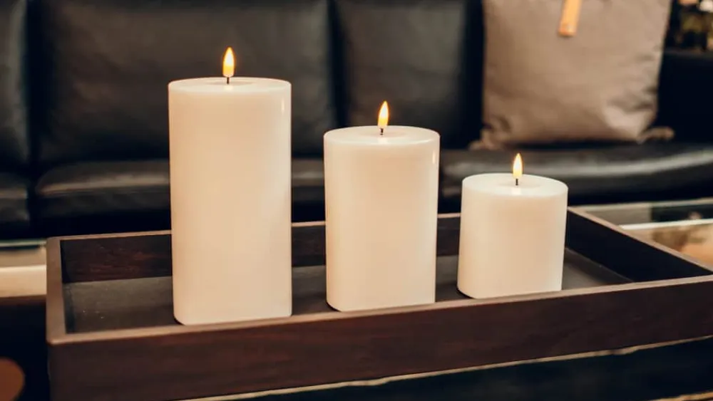Clearance Real Flame LED Bloklys Led-Lys|Lys