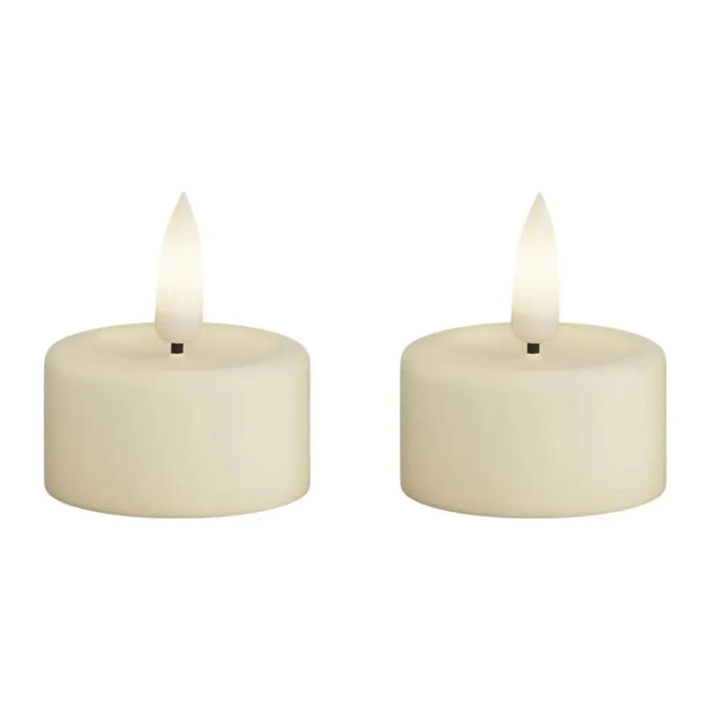 New Real Flame LED Fyrfadslys - 2 stk. Led-Lys|Lys