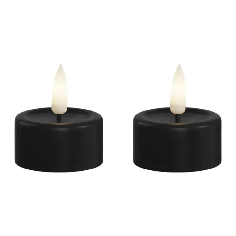 Online Real Flame LED Fyrfadslys - 2 stk. Lys