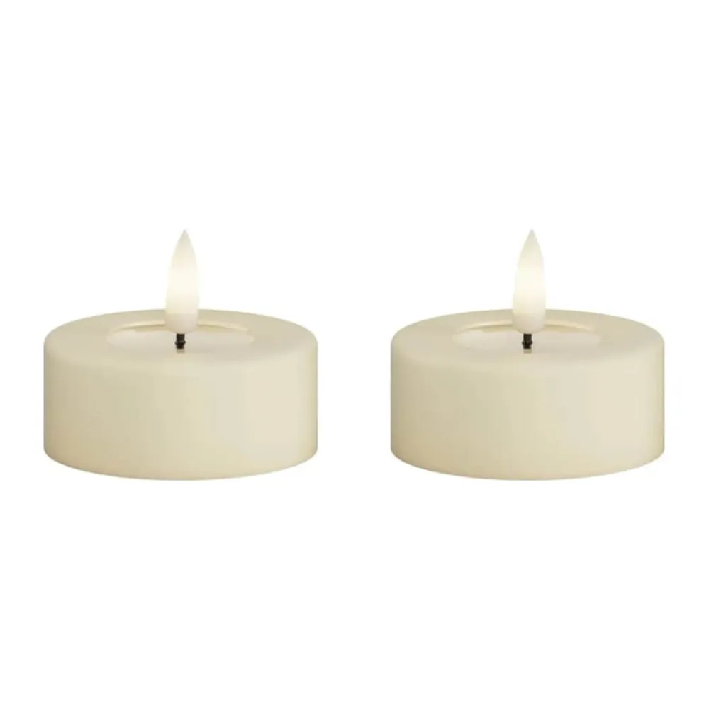 Best Real Flame LED Fyrfadslys - 2 stk. Lys