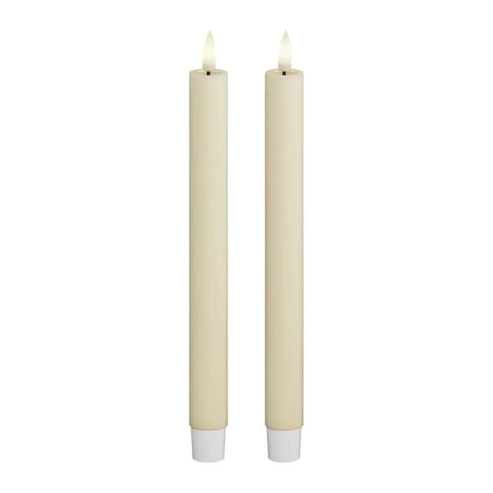 Hot Real Flame LED Kronelys - 2 stk. Led-Lys|Lys