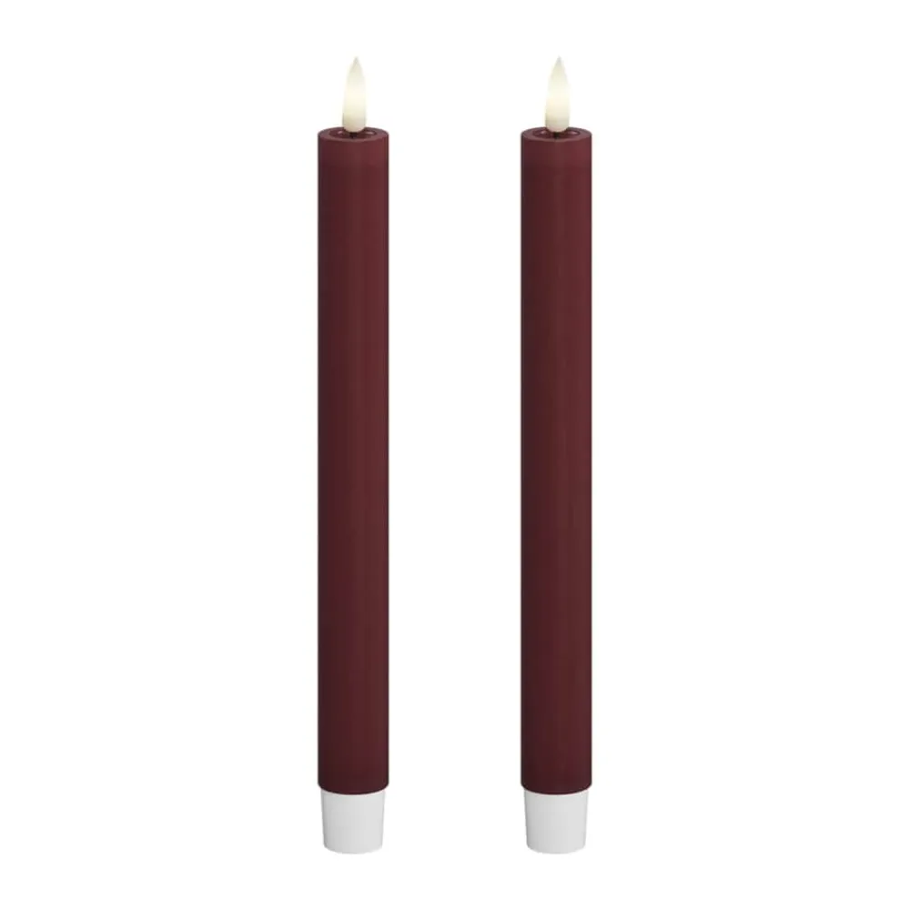 New Real Flame LED Kronelys - 2 stk. Lys