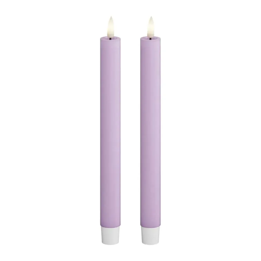 Online Real Flame LED Kronelys - 2 stk. Lys