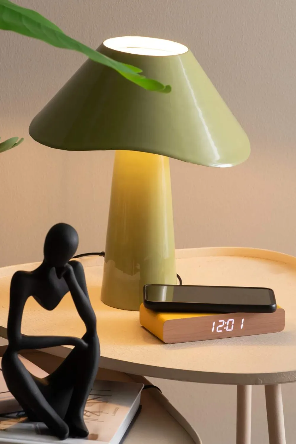 Outlet Retro Flat Vækkeur Ure